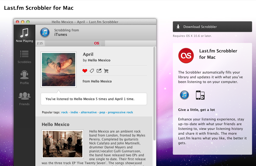 download lastfm scrobbler