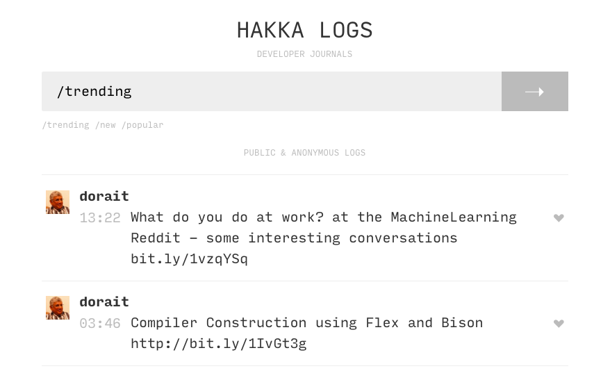 Hakka Logs public posts