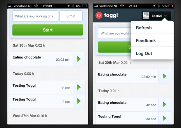 toggl app