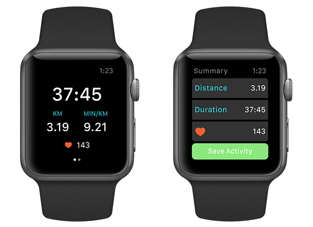 Runkeeper Apple Watch app