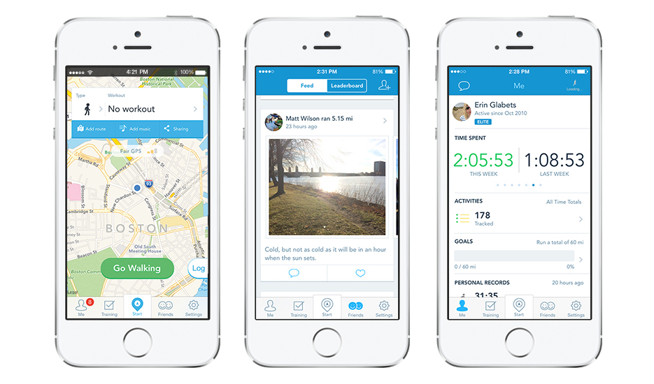 Runkeeper iOS app